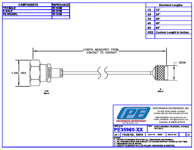 PE35965-48 Datasheet PDF Pasternack Enterprises, Inc.