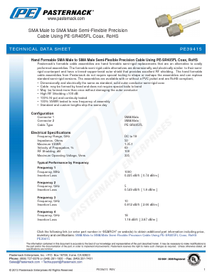 PE39415 Datasheet PDF Pasternack Enterprises, Inc.