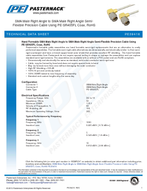 PE39416 Datasheet PDF Pasternack Enterprises, Inc.