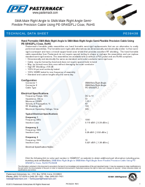PE39438-36 Datasheet PDF Pasternack Enterprises, Inc.