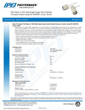 PE39473 Datasheet PDF Pasternack Enterprises, Inc.