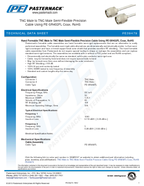 PE39479 Datasheet PDF Pasternack Enterprises, Inc.