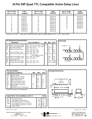 EP9734-14 Datasheet PDF PCA ELECTRONICS INC.
