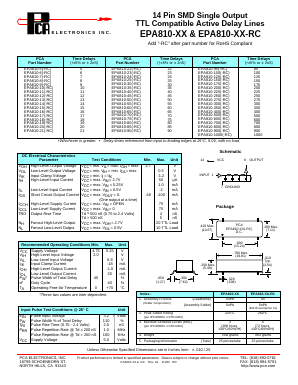 EPA810-22 Datasheet PDF PCA ELECTRONICS INC.