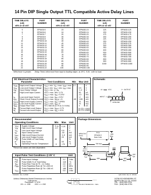 EP9430-10 Datasheet PDF PCA ELECTRONICS INC.