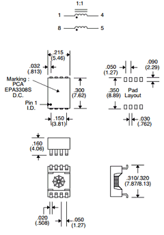 EPA3308S Datasheet PDF PCA ELECTRONICS INC.