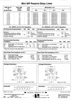 EP9910N-8H Datasheet PDF PCA ELECTRONICS INC.