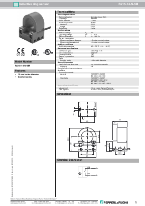 RJ15-14-N-5M Datasheet PDF Pepperl+Fuchs Inc.