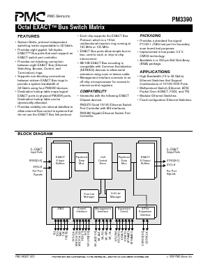 PM3390 Datasheet PDF PMC-Sierra