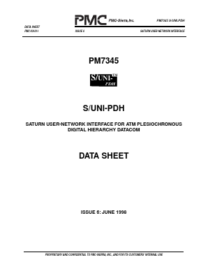 PM7345-QI Datasheet PDF PMC-Sierra