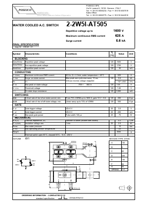2-2W5I-AT505S16 Datasheet PDF Power Semiconductors