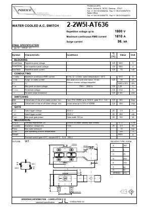 2-2W5I-AT636S18 Datasheet PDF Power Semiconductors