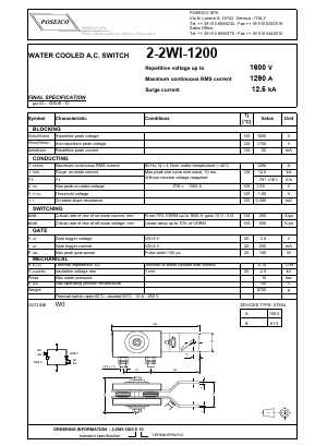 2-2WI-1200S-16 Datasheet PDF Power Semiconductors