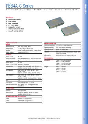 PBB4A-C0512A Datasheet PDF Powerbox