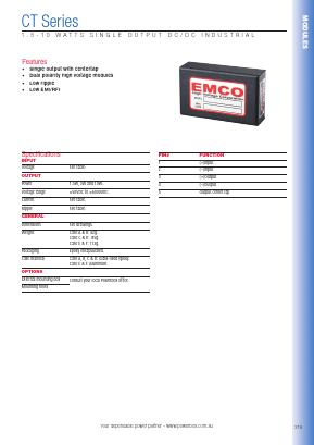 F40CT Datasheet PDF Powerbox