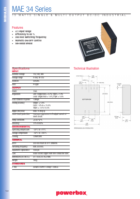 MAE34018 Datasheet PDF Powerbox