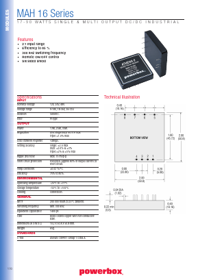 MAH16033 Datasheet PDF Powerbox