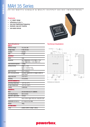 MAE35012 Datasheet PDF Powerbox