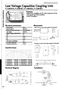 P-1240-021 Datasheet PDF PREMO CORPORATION S.L