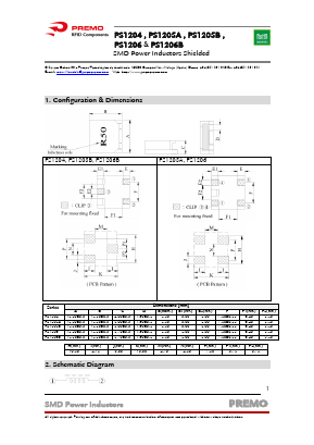 PS1204 Datasheet PDF PREMO CORPORATION S.L