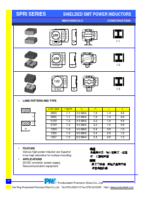 680 Datasheet PDF Productwell Precision Elect.CO.,LTD