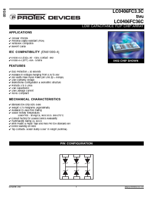 LC0406FC08C Datasheet PDF Protek Devices