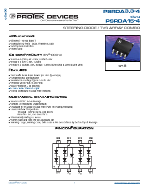 PSRDA05-4-LF-T7 Datasheet PDF Protek Devices