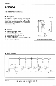 AN688 Datasheet PDF Panasonic Corporation