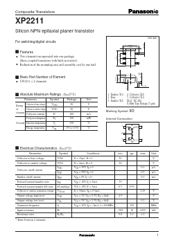 XP2211 Datasheet PDF Panasonic Corporation