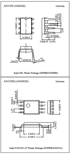 AN1358S Datasheet PDF Panasonic Corporation