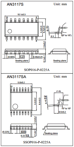 AN3117S Datasheet PDF Panasonic Corporation