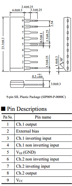 AN6550 Datasheet PDF Panasonic Corporation