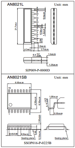AN8021L Datasheet PDF Panasonic Corporation