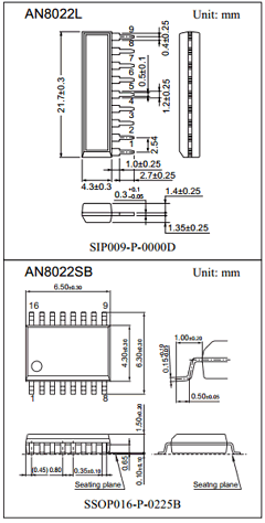 AN8022L Datasheet PDF Panasonic Corporation