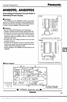 AN8090 Datasheet PDF Panasonic Corporation