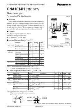 CNA1014H Datasheet PDF Panasonic Corporation