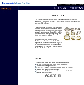 BR2330-1VC Datasheet PDF Panasonic Corporation