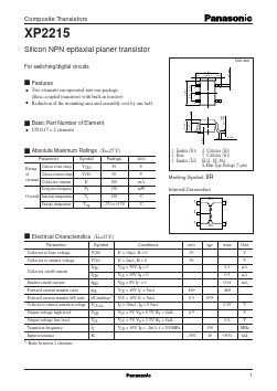 XP2215 Datasheet PDF Panasonic Corporation