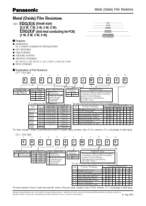 ERG-12SG512A Datasheet PDF Panasonic Corporation