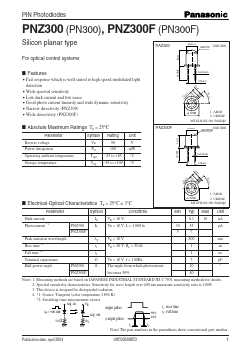 PNZ300F Datasheet PDF Panasonic Corporation