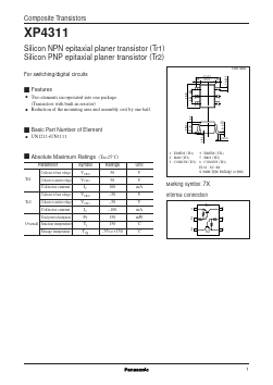 XP4311 Datasheet PDF Panasonic Corporation