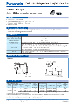 EECS5R5474N Datasheet PDF Panasonic Corporation