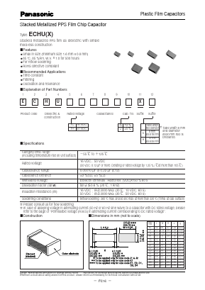 ECH-U1H223GX5 Datasheet PDF Panasonic Corporation