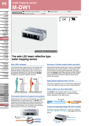 M-DW1 Datasheet PDF Panasonic Corporation