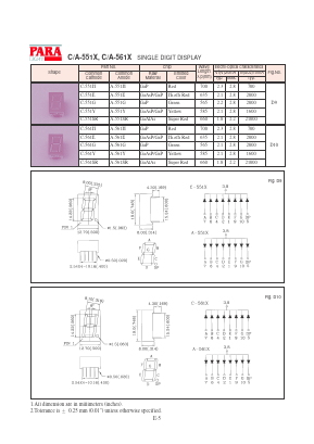 A-561H_ Datasheet PDF Para Light Electronics