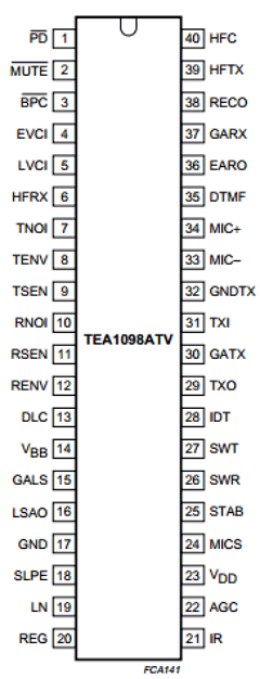 TEA1098ATV Datasheet PDF Philips Electronics