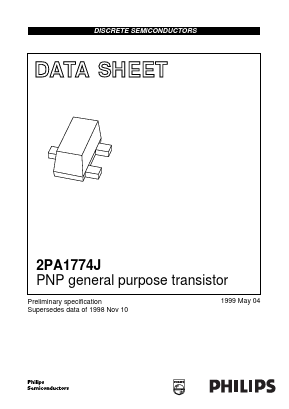 2PA1774JS Datasheet PDF Philips Electronics