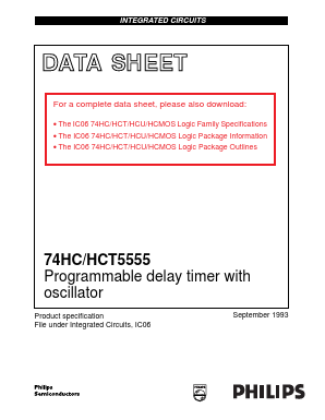 74HCT5555D Datasheet PDF Philips Electronics