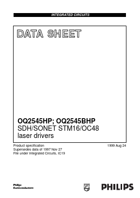OQ2545HP Datasheet PDF Philips Electronics