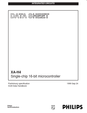 XA-H4 Datasheet PDF Philips Electronics